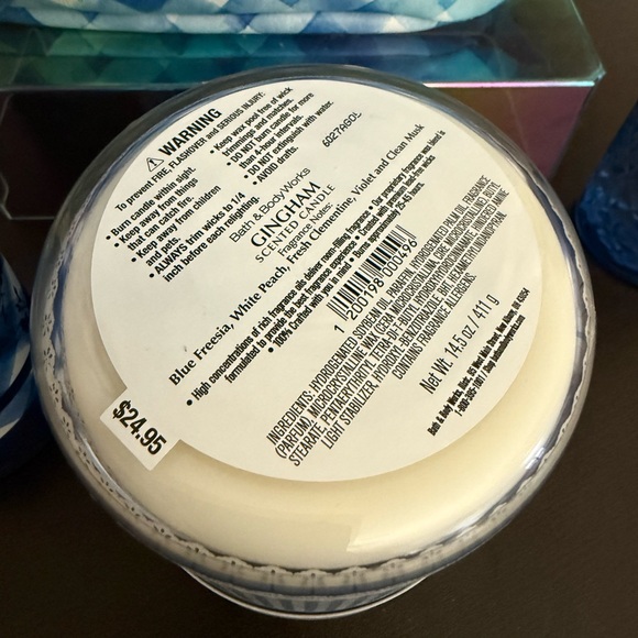 🆕💙 BATH & BODY WORKS “GINGHAM” 5-PIECE COLLECTION. BRAND NEW FULL SIZE! - Picture 4 of 10